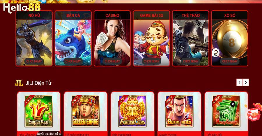 Hello88 - Nhà Cái Cá Cược Sở Hữu Kho Game Khổng Lồ Đặc Sắc